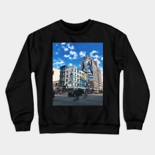 Chinatown NYC Street Art Crewneck Sweatshirt